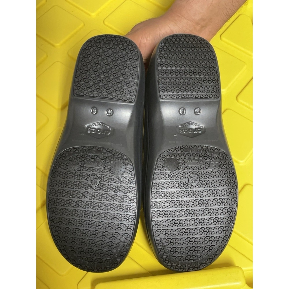 NWT Crocs Neria Pro II Work Clog Black Women's Size 9 Slip-On Professional Shoes - Picture 8 of 11